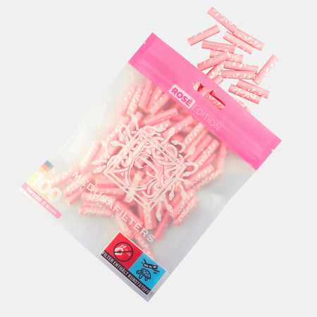 100er Packung Aktivkohlefilter ROSÉ Edition image