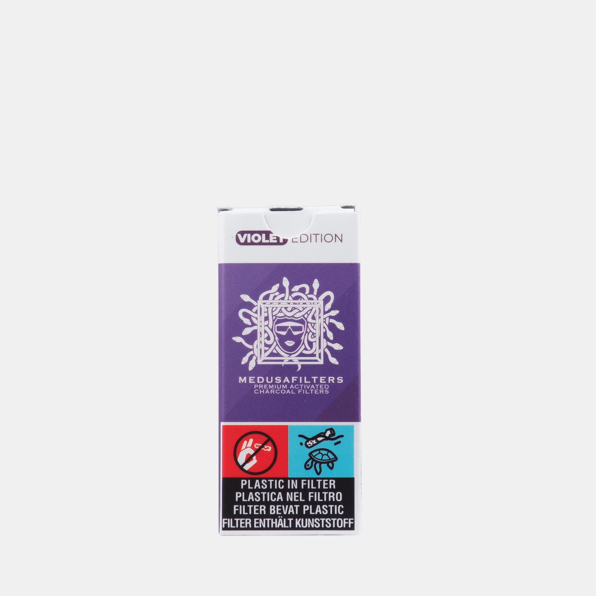 Pack of 10 activated carbon filters VIOLET Edition