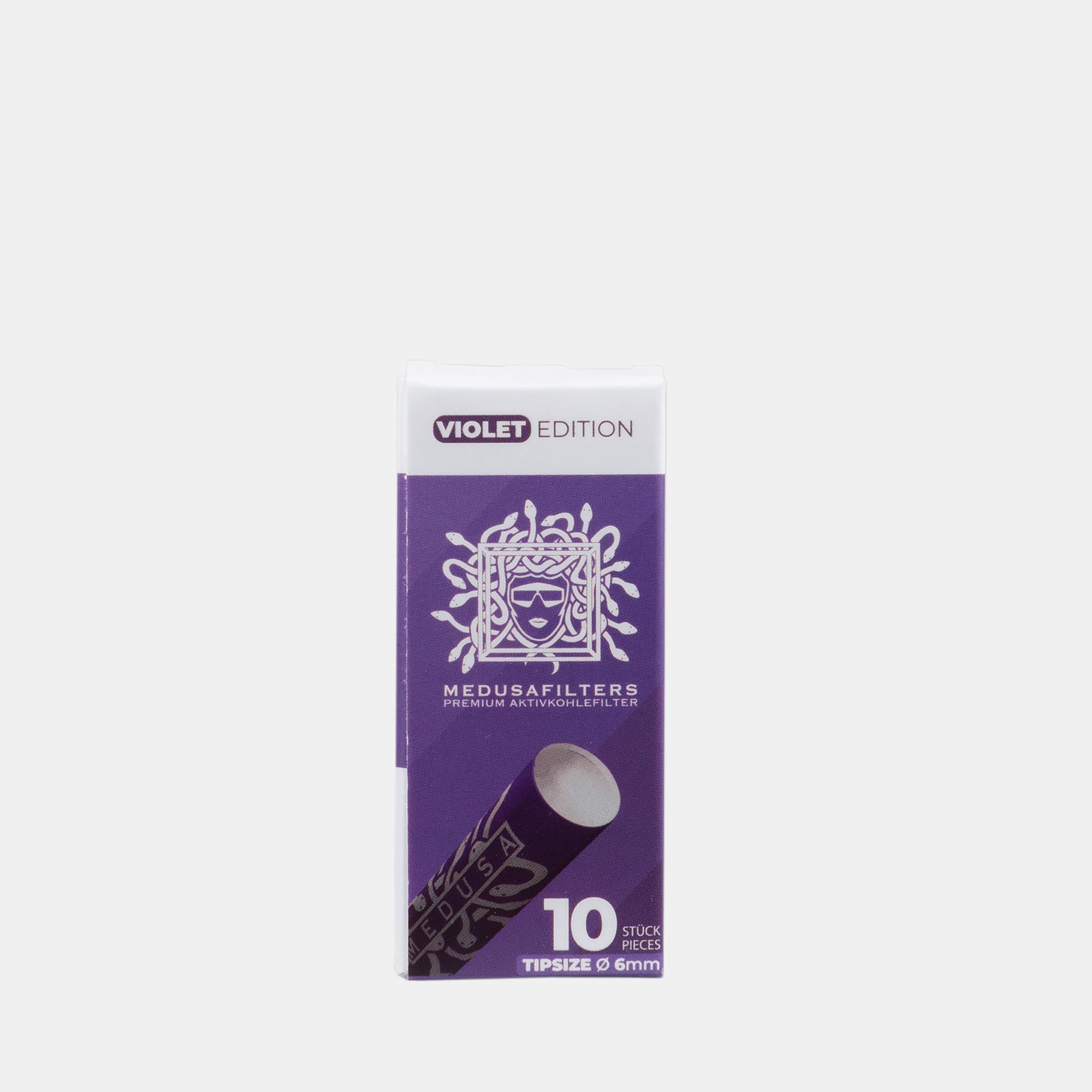 Pack of 10 activated carbon filters VIOLET Edition