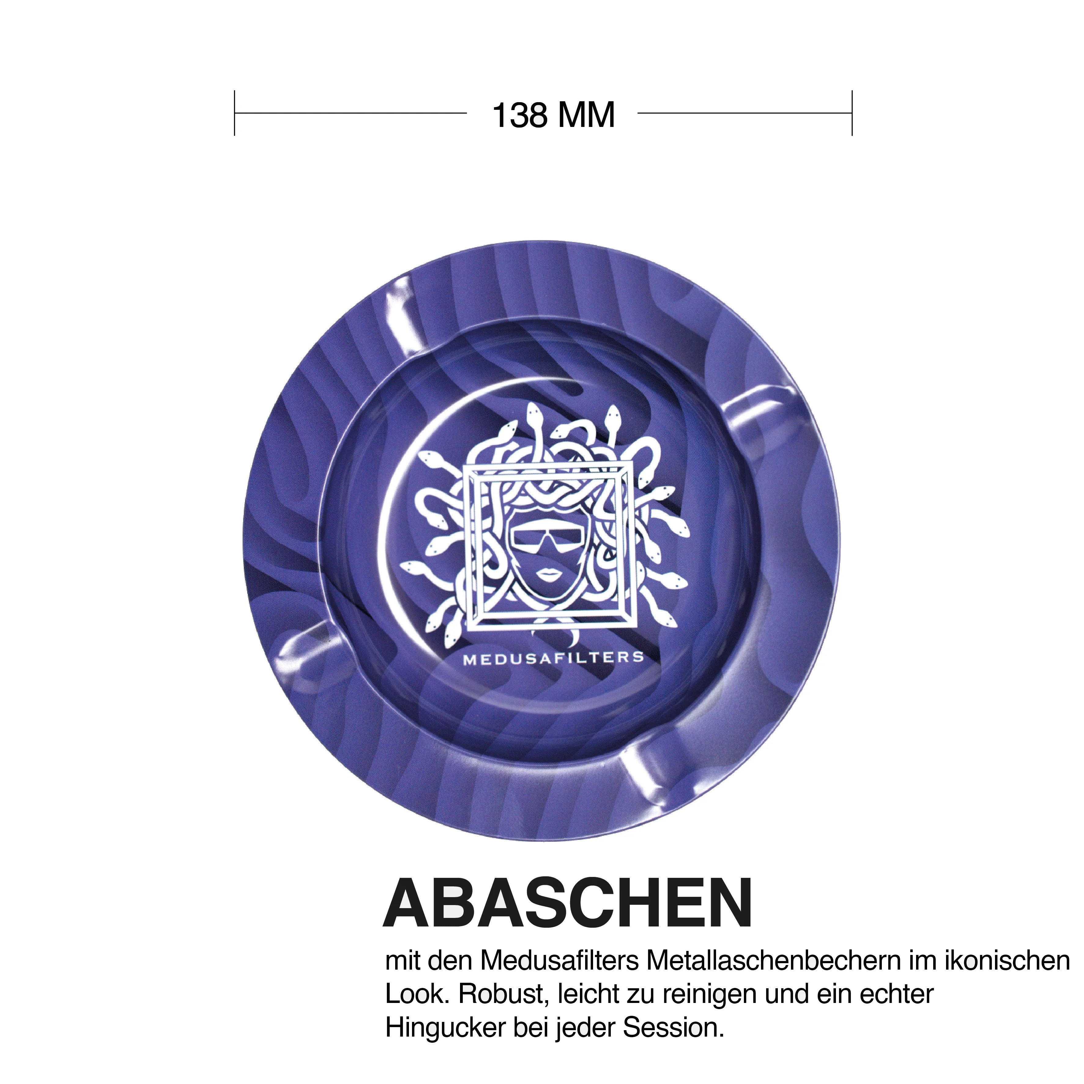 Medusafilters Aschenbecher – Zeitlos, robust, zuverlässig
