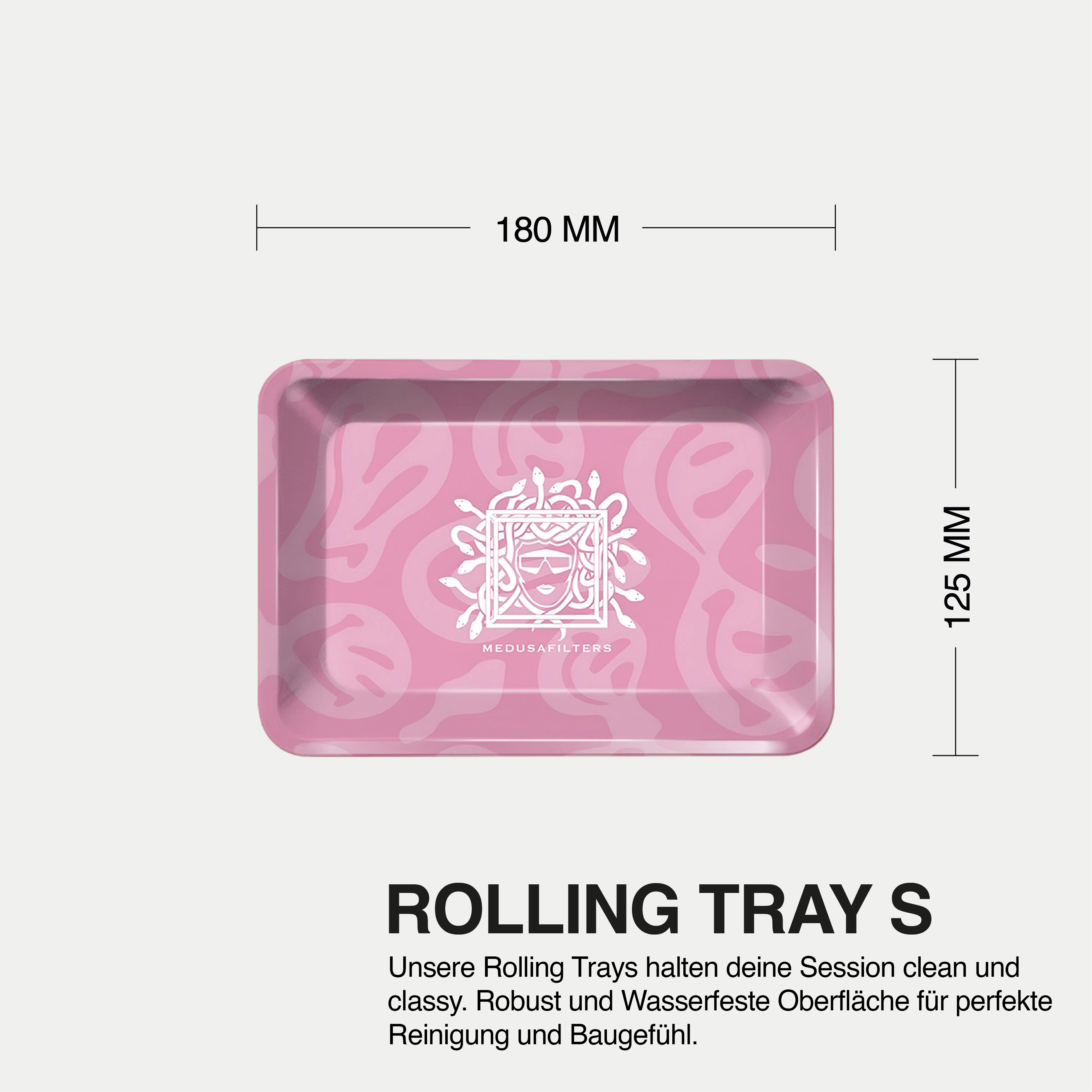 Vassoio per rollare - ROSA