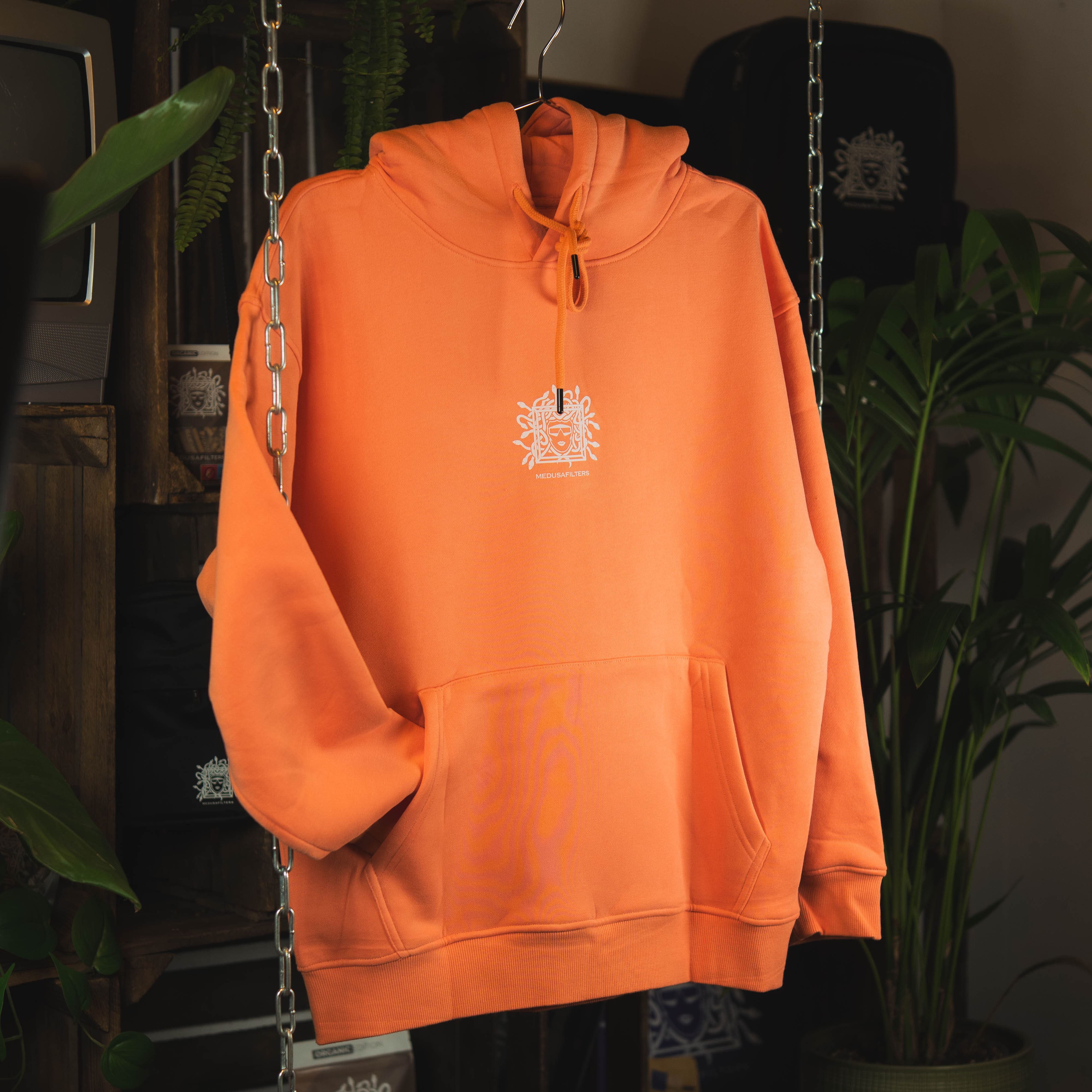 Medusafilters Hoodie with back print - SUNSET