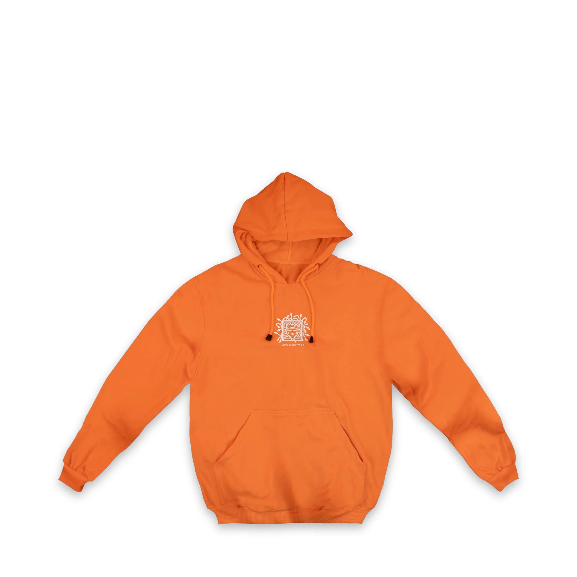 Medusafilters Hoodie mit Backprint Sunset Orange