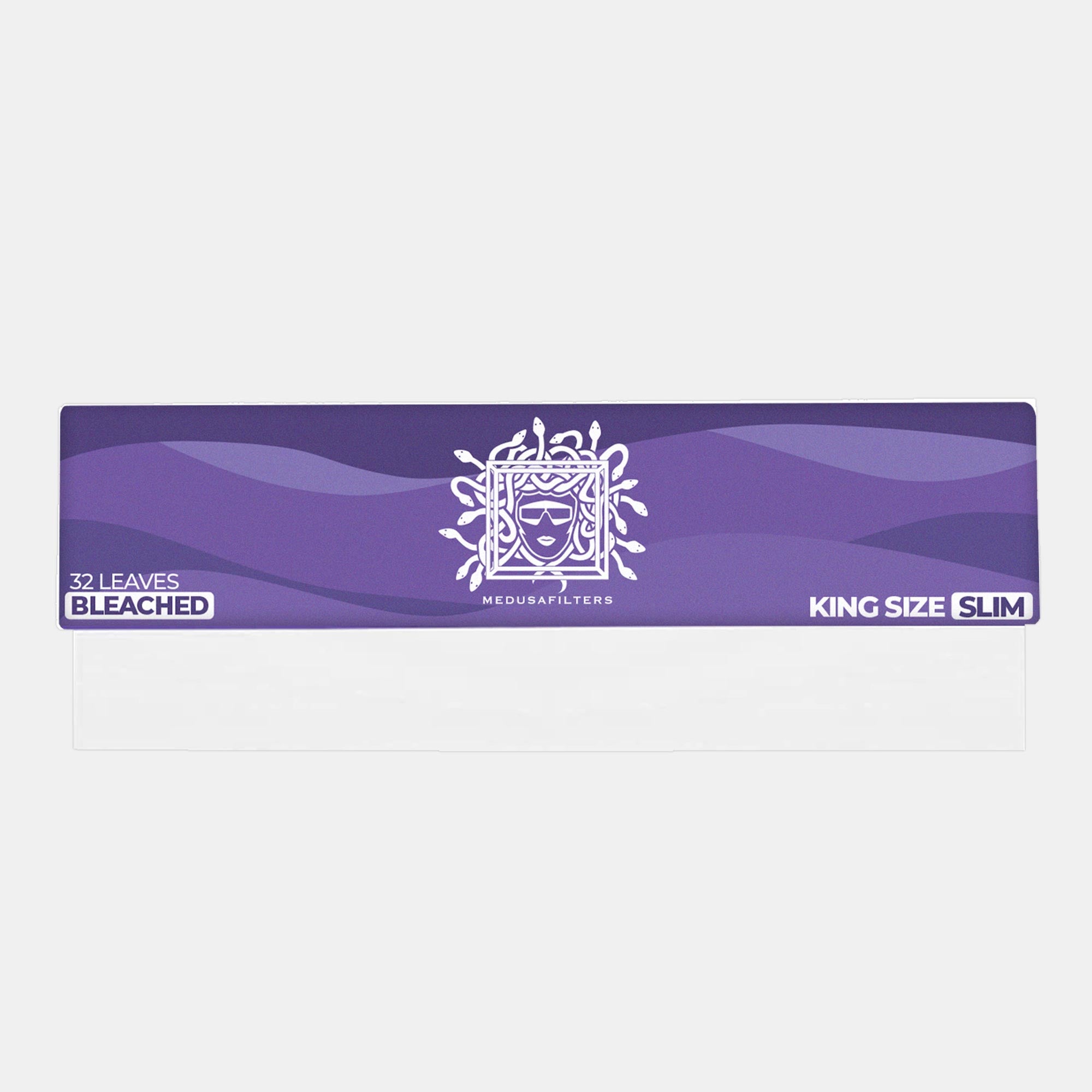 Medusafilters 32 x Longpapers King Size Slim BLEACHED / gebleicht