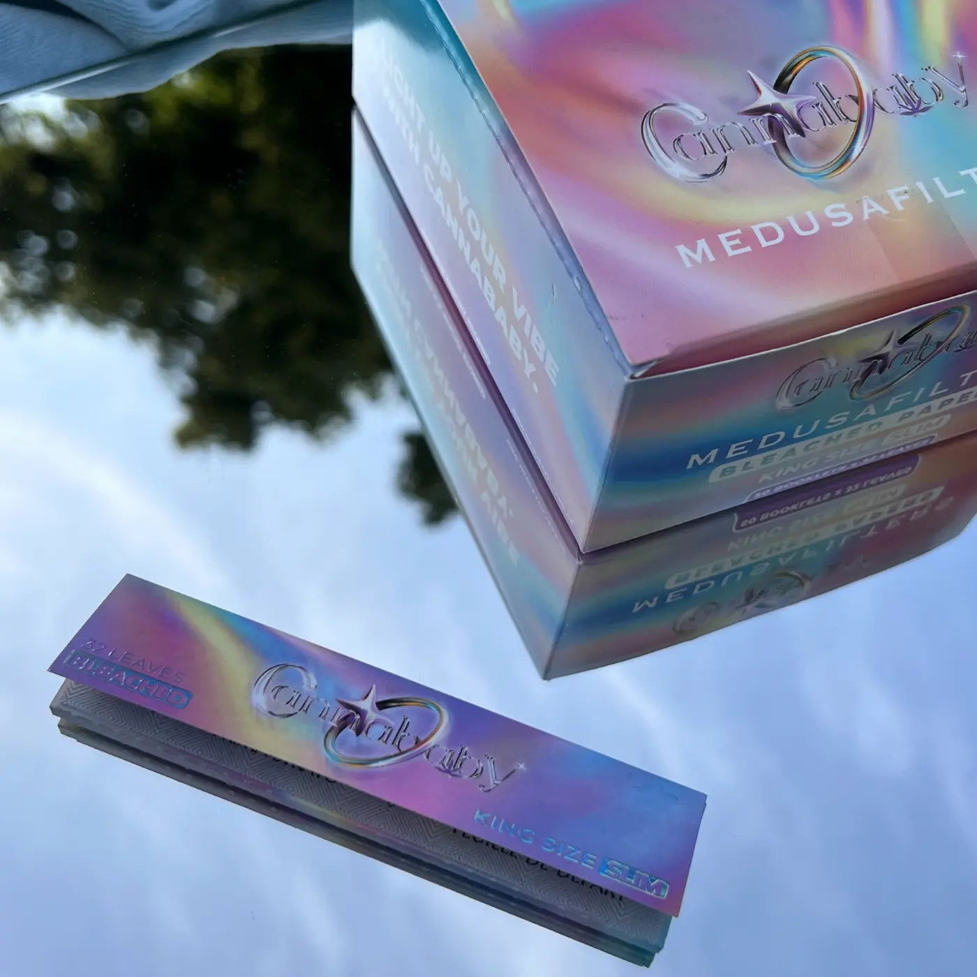 Longpapers King Size Slim BLEACHED - 50 display