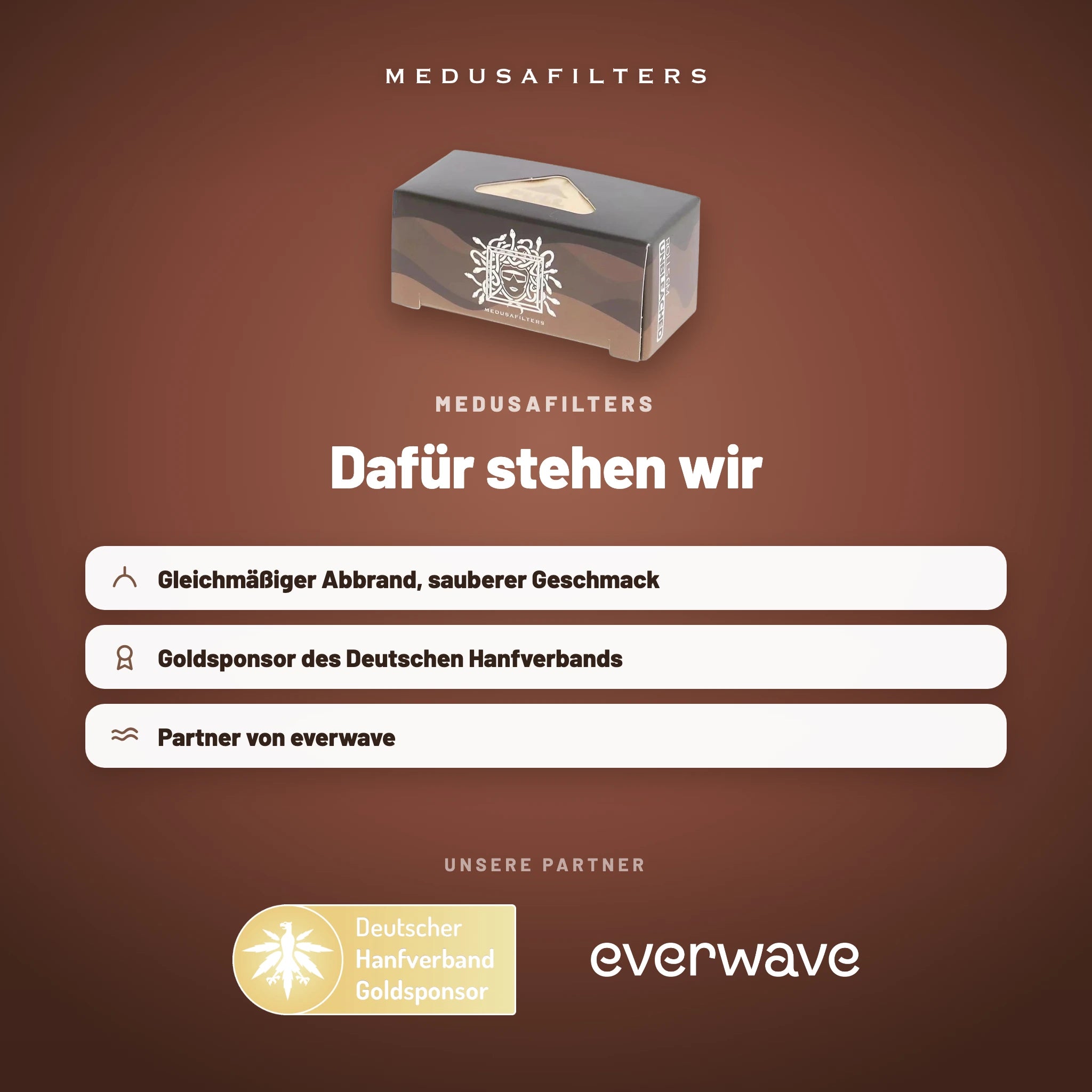 Medusafilters Endless Rolls 6 m ORGANIC – 1 Roll – Marke und Partner