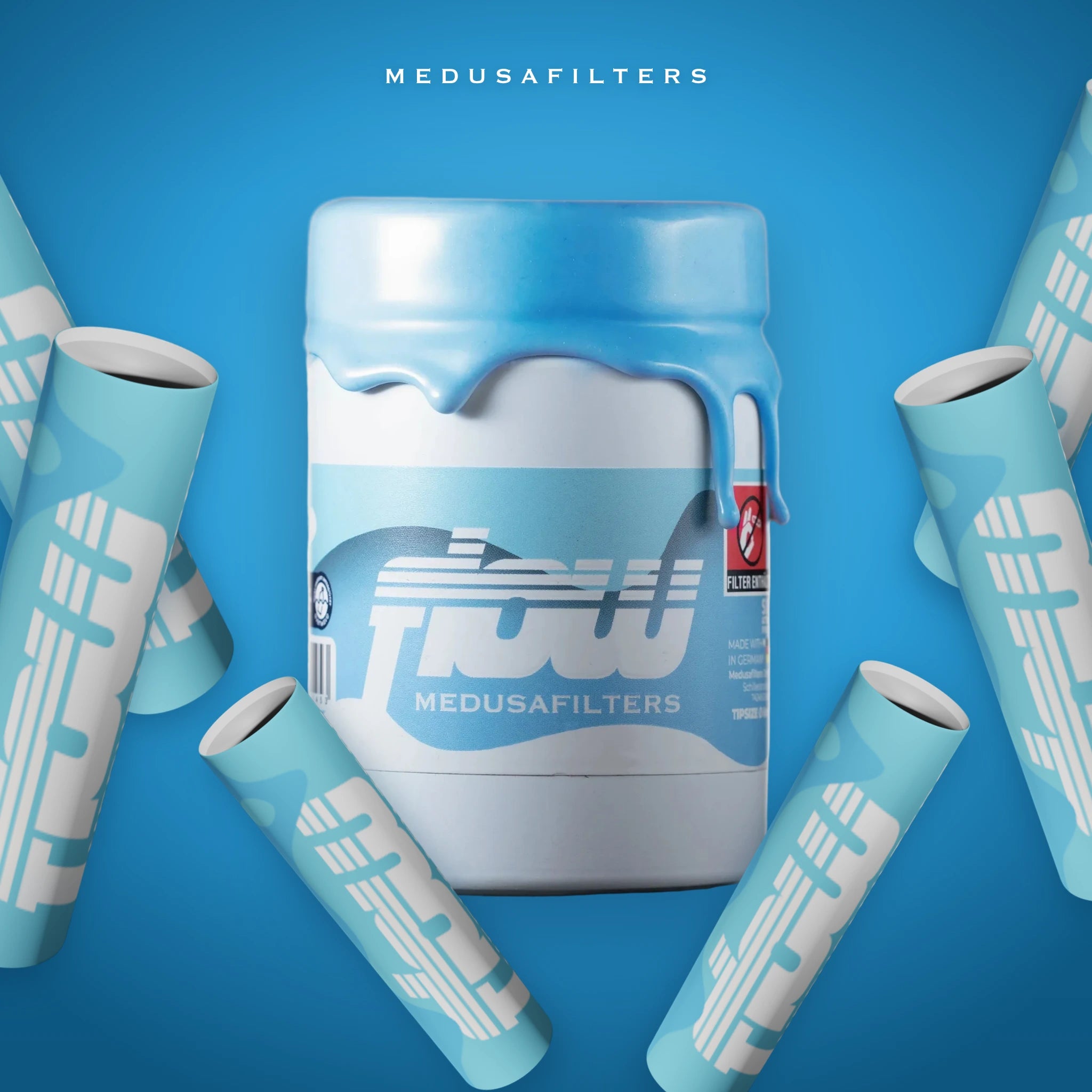 FLOW by Medusafilters Aktivkohlefilter 6 mm – 100 Filter – Filter im Überblick
