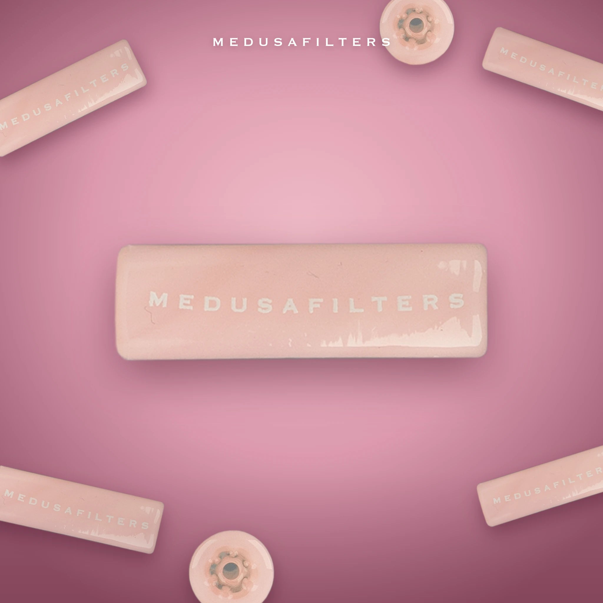 Medusafilters Twisted Glasfilter 9 mm ROSÉ – Glasfilter im Überblick