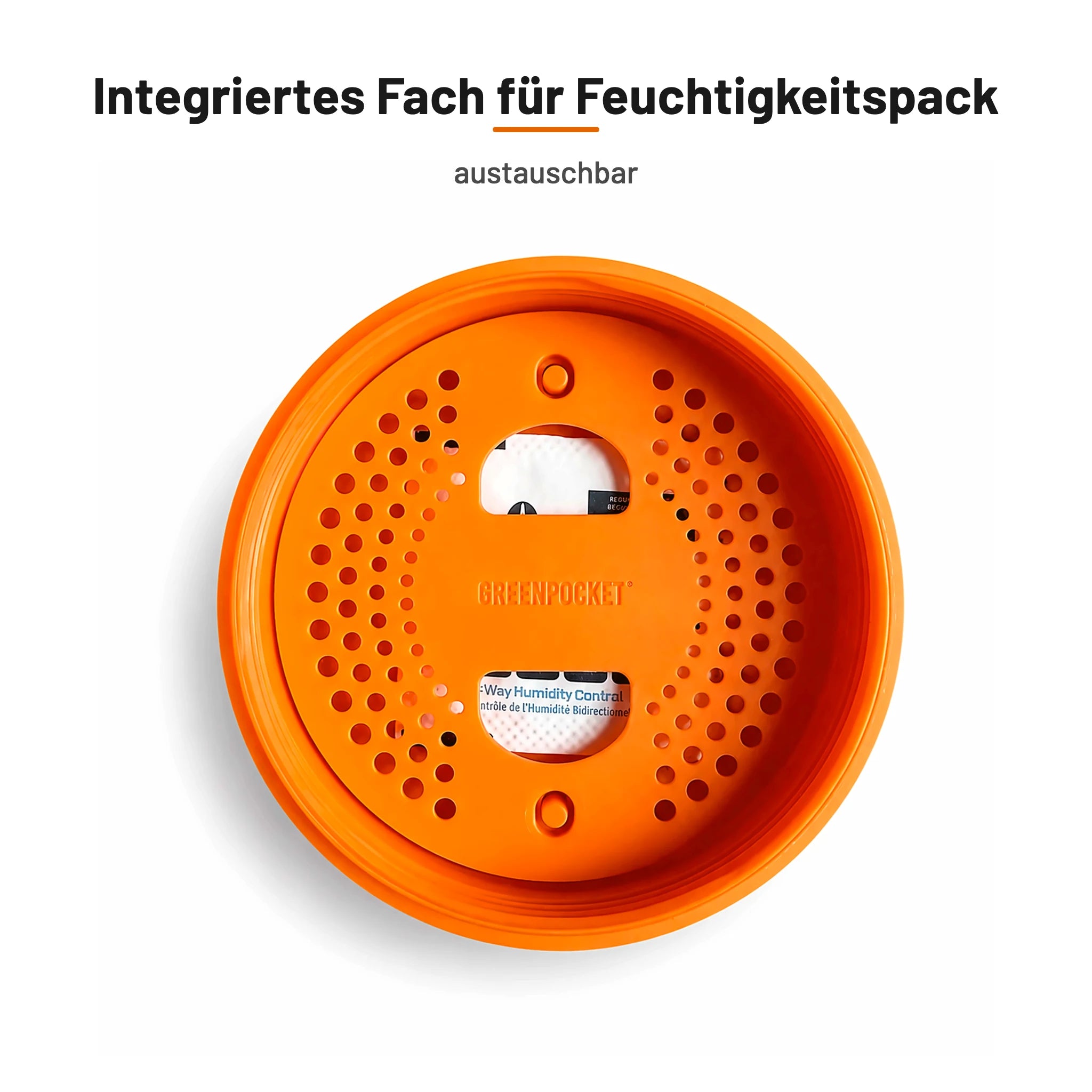 Green Pocket Sunset – integriertes Fach für Feuchtigkeitspack, austauschbar