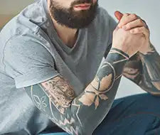mann tattoo arme