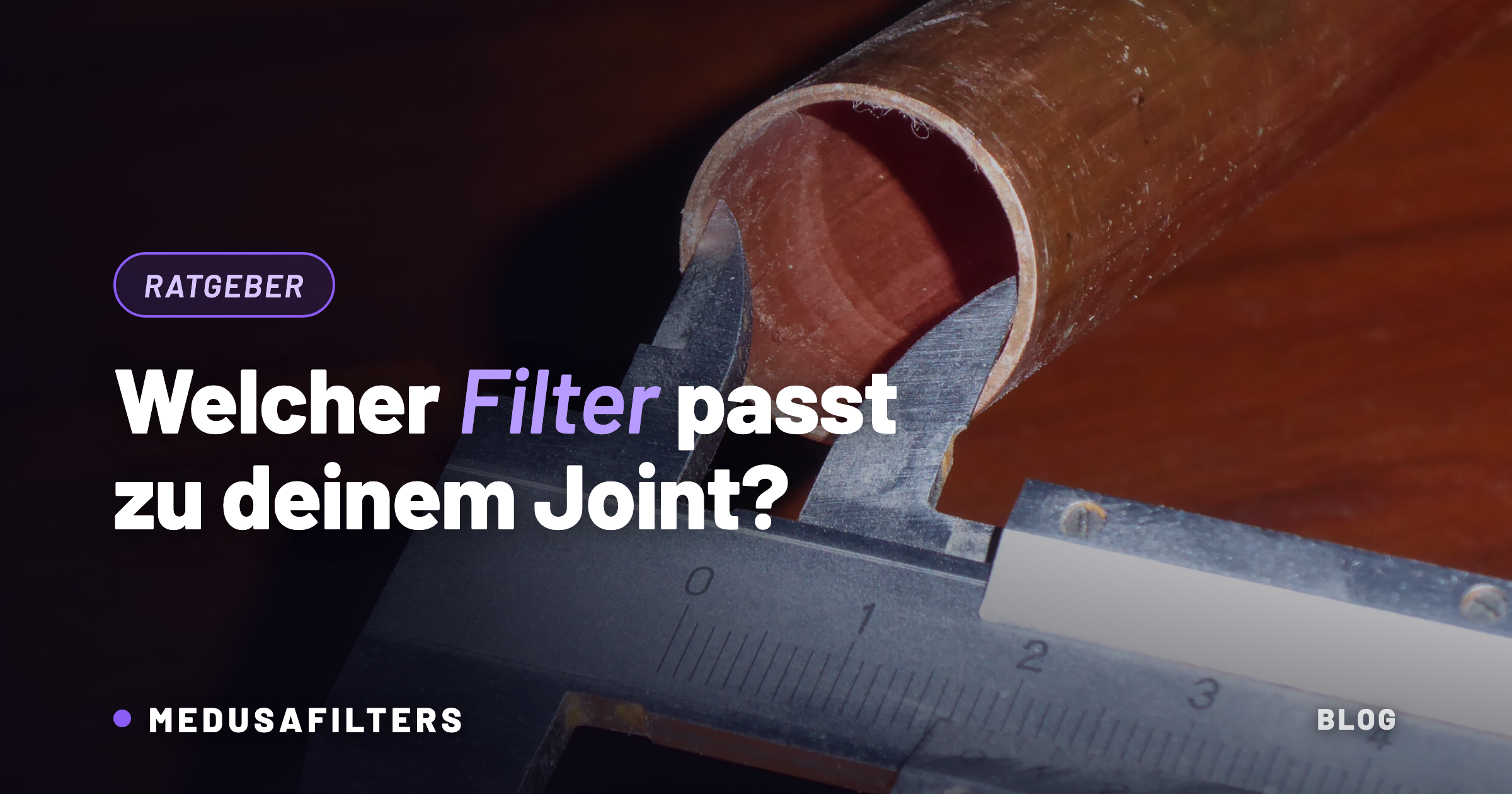 Messschieber misst den Innendurchmesser eines Rohrs – so bestimmst du den Aktivkohlefilter-Durchmesser