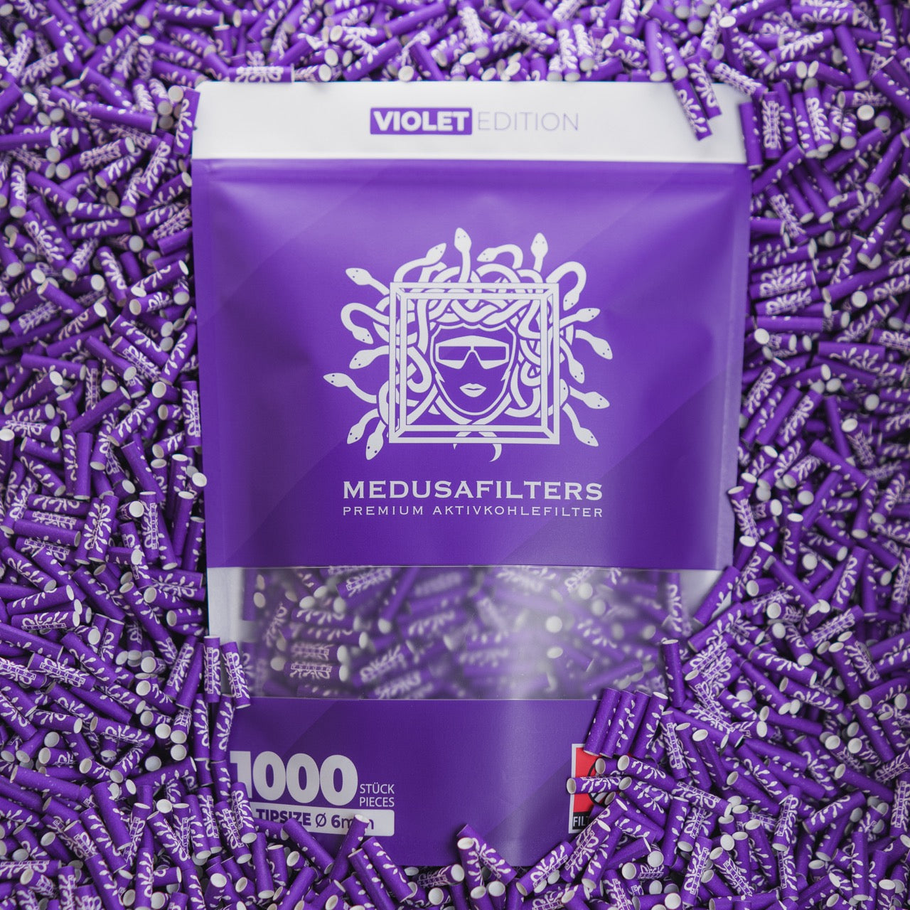 1000er Packung VIOLET Edition - Medusafilters