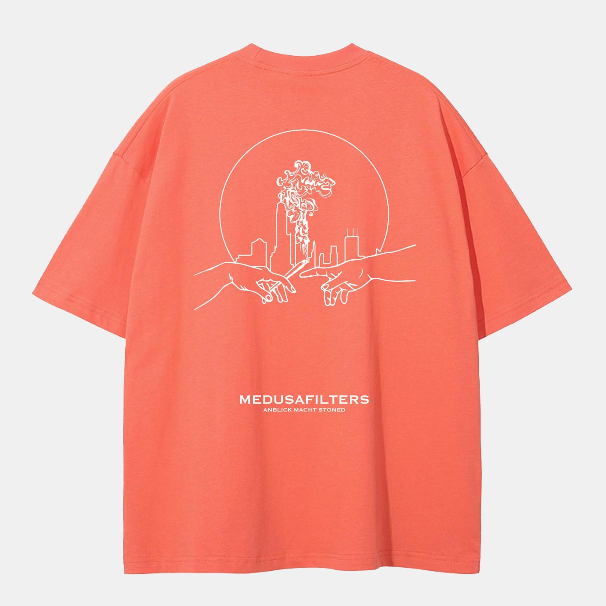 Medusafilters T-Shirt mit Backprint - ORANGE - Medusafilters