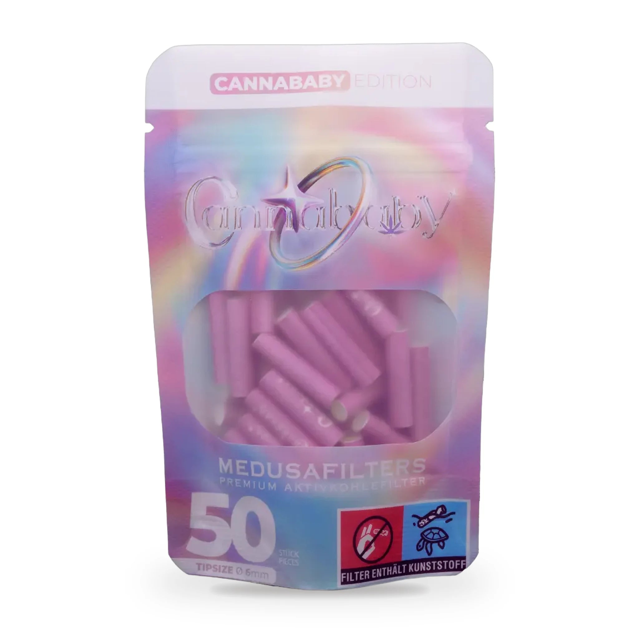 Medusafilters Aktivkohlefilter 6mm 50er Cannababy