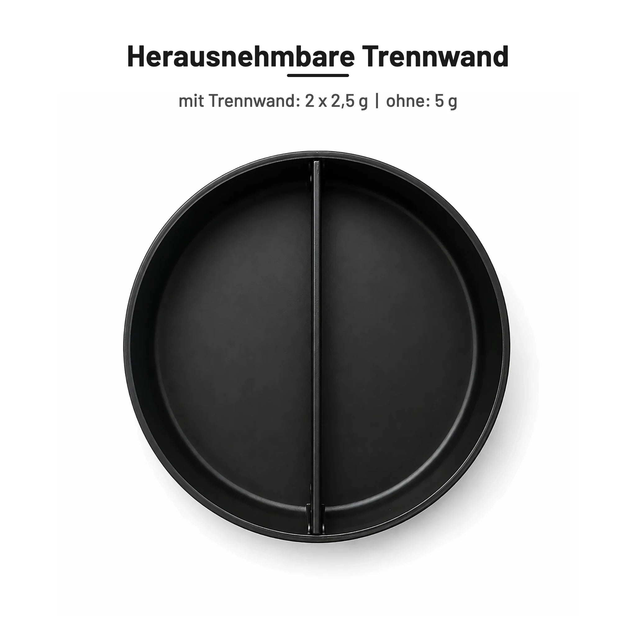 Green Pocket Black – herausnehmbare Trennwand: 2 x 2,5 g oder 5 g gesamt