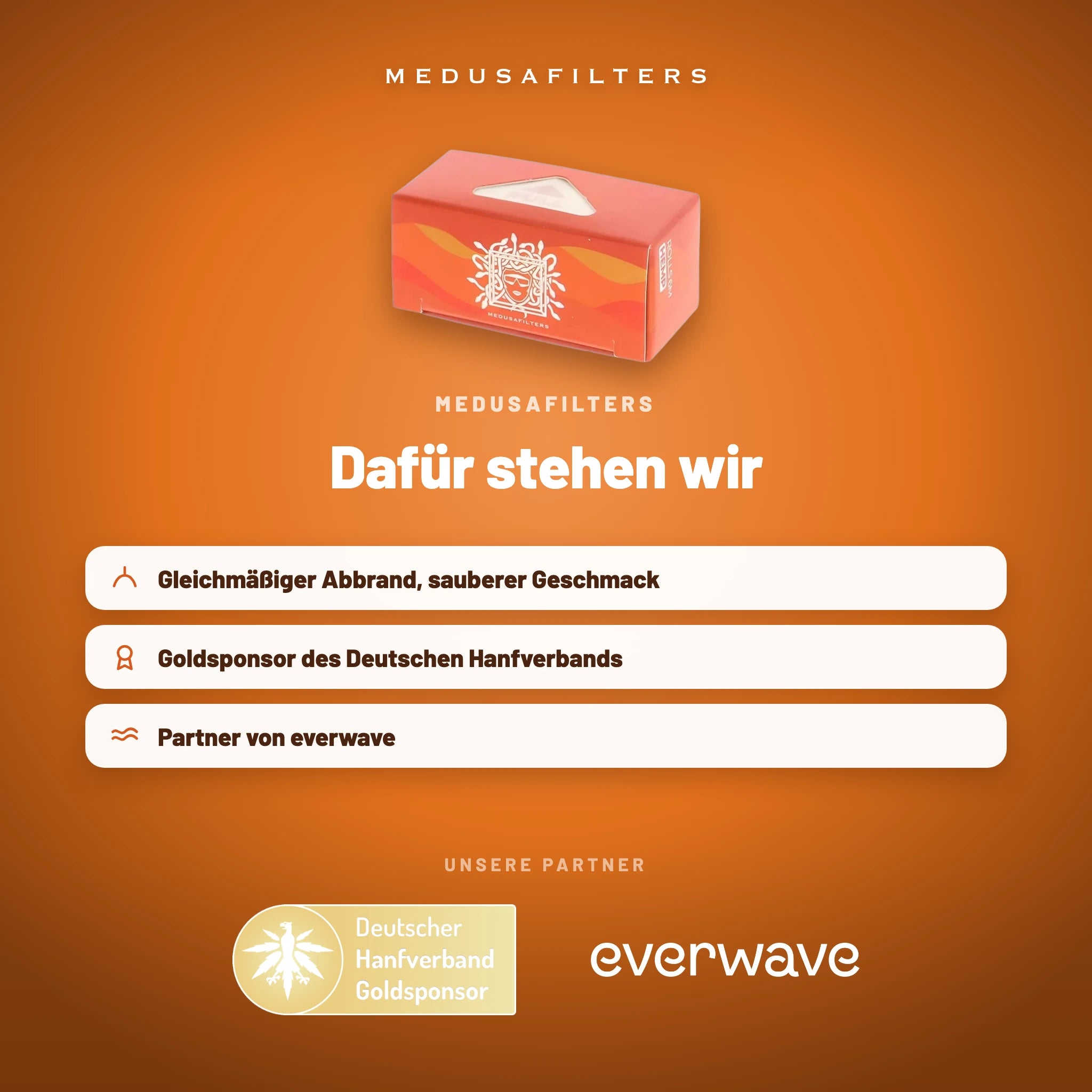 Medusafilters Endless Rolls 6 m SUNSET – 1 Roll – Marke und Partner