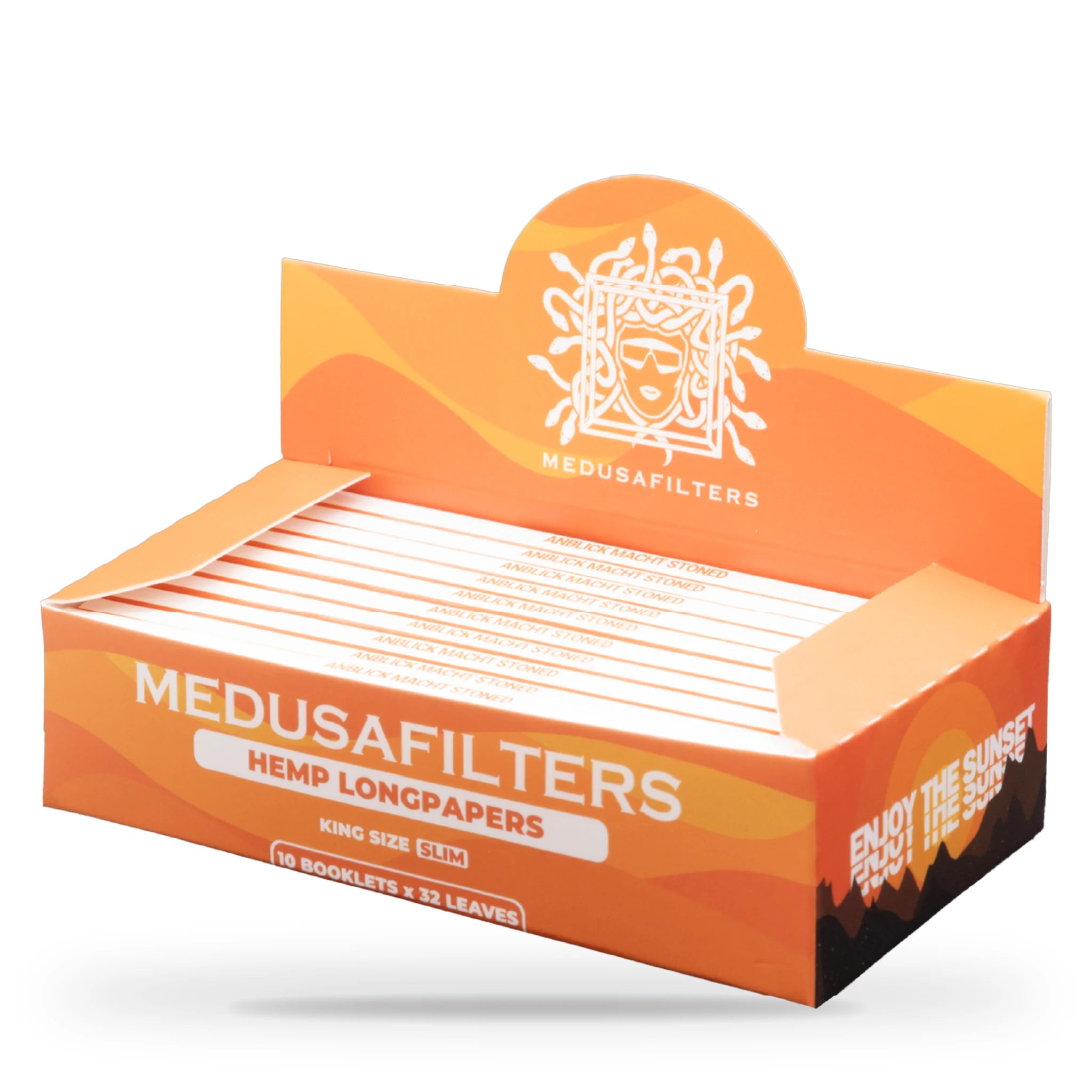 Medusafilters Longpapers 10er Display Hemp